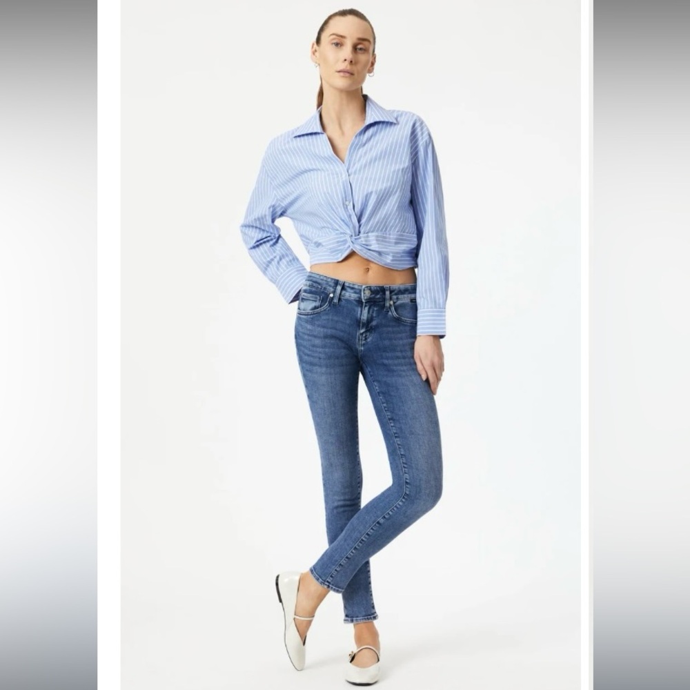 Mavi Alexa Mid Rise Skinny Jeans